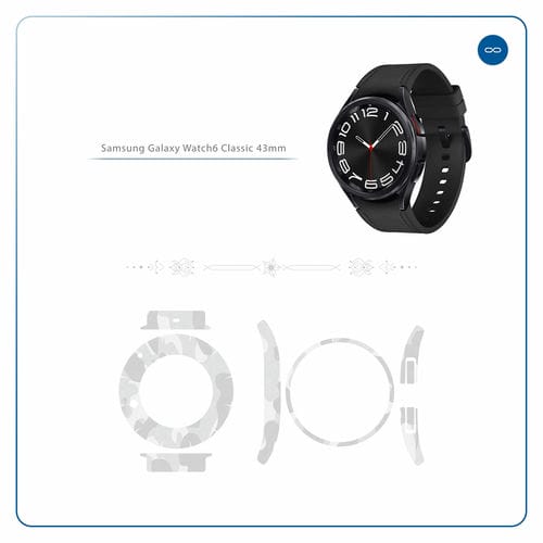 Samsung_Watch6 Classic 43mm_Army_Snow_2